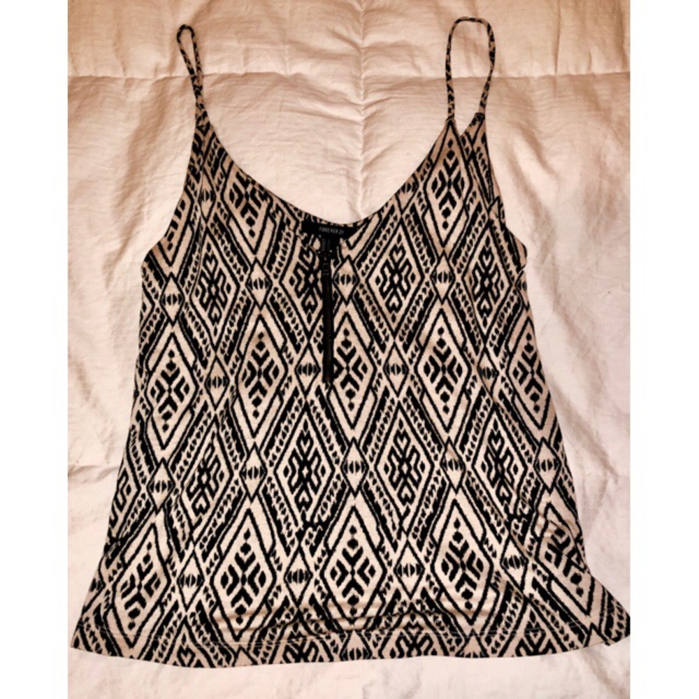 Patterned Tank Top
